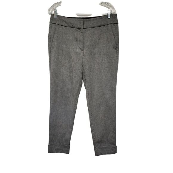 Ann Taylor Loft Women's Skinny Cuff Hem Dress Pants Size 6 Color Gray - Picture 1 of 11